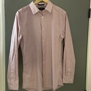 Mens Banana Republic wrinkle resistant slim fit shirt, size M